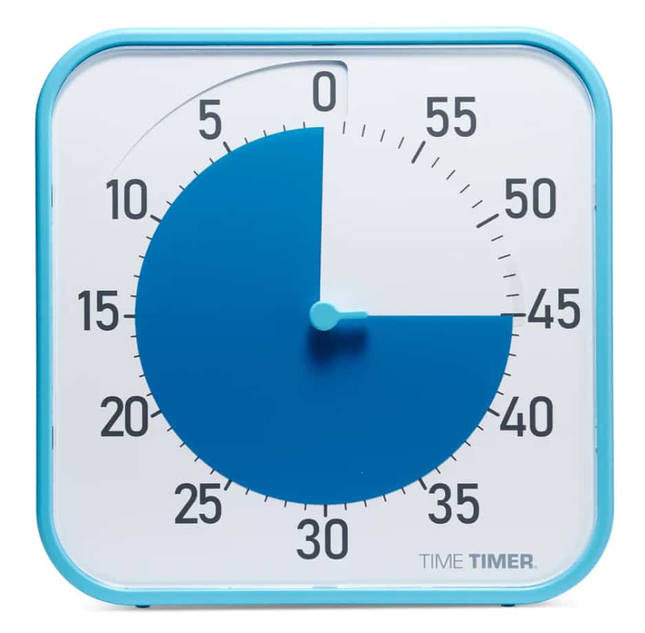 Time Timer Original visual countdown timer for Best ADHD Focus Timers (UK Guide)