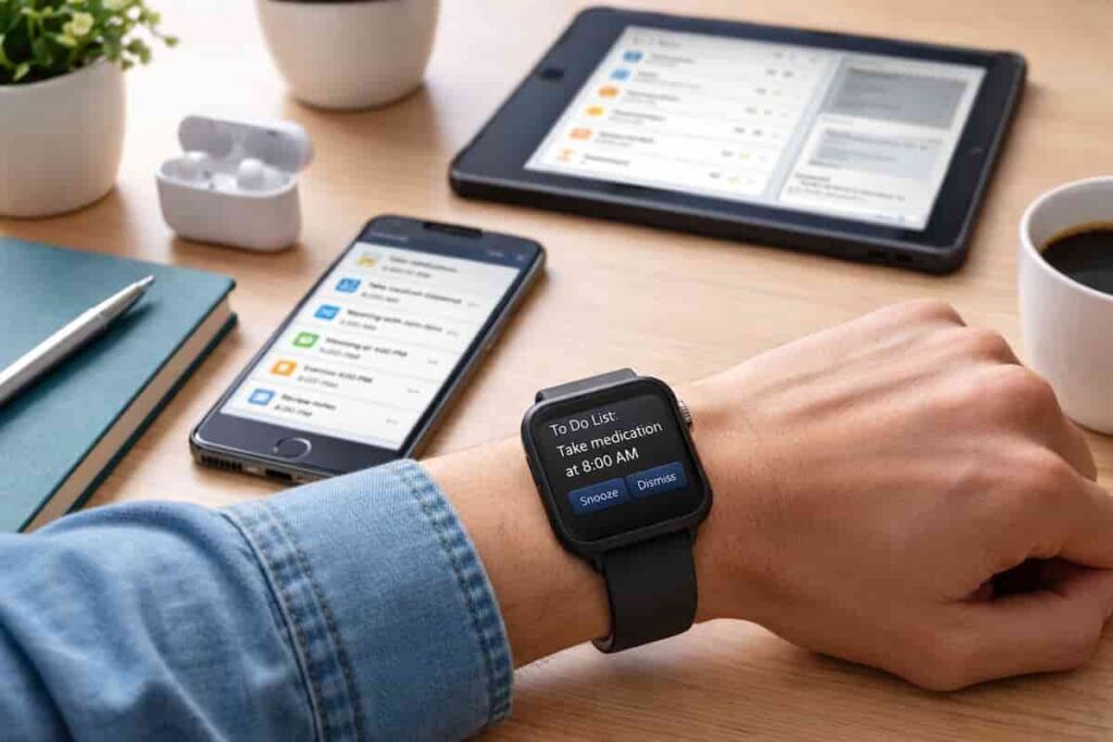 smart-devices-wearables-adhd-uk-workspace smart devices and wearables for ADHD UK workspace setup