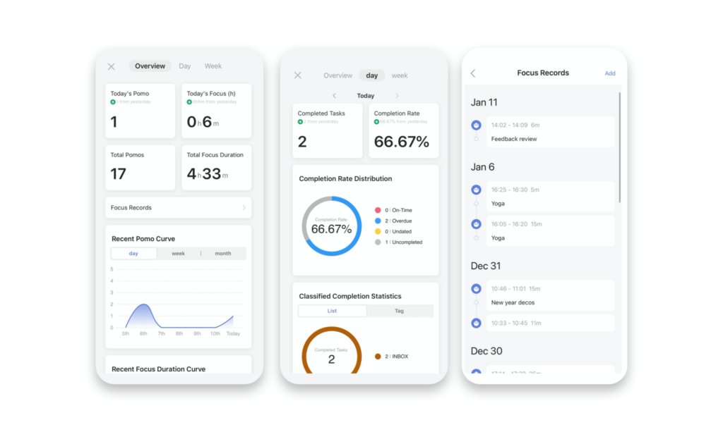 TickTick timer and task manager for ADHD routines