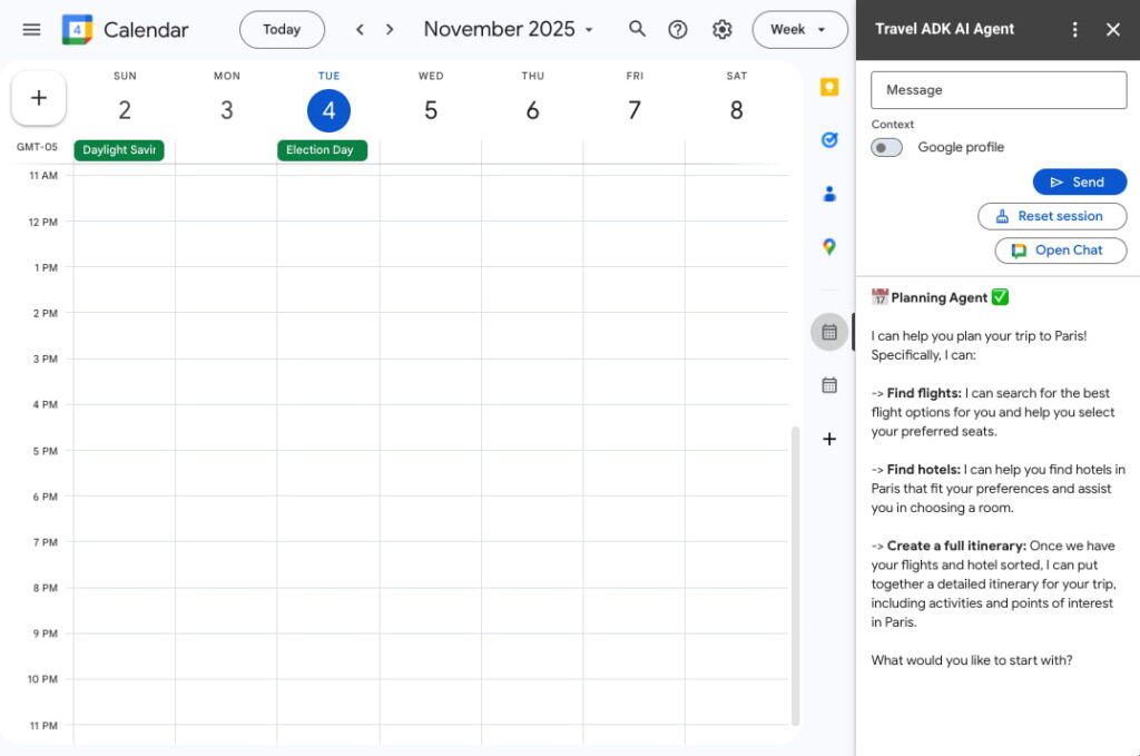 Google Calendar app for ADHD time management on a smartphone
