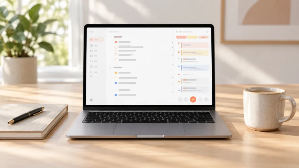 Routine Review for ADHD Planning dashboard showing weekly planning
